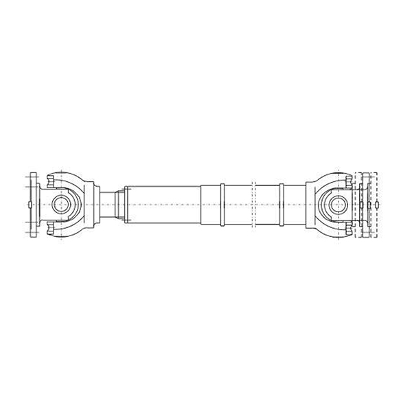 SWP F型（大伸縮長型）部分軸承座十字軸式萬向聯(lián)軸器